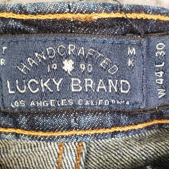 Lucky Brand Jeans Men's 44x30 Relaxed Straight Leg 181 Medium Wash Stretch - Picture 8 of 13